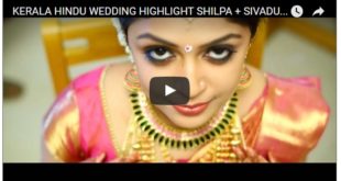 Shilpa Sivaduth Kerala Hindu Wedding