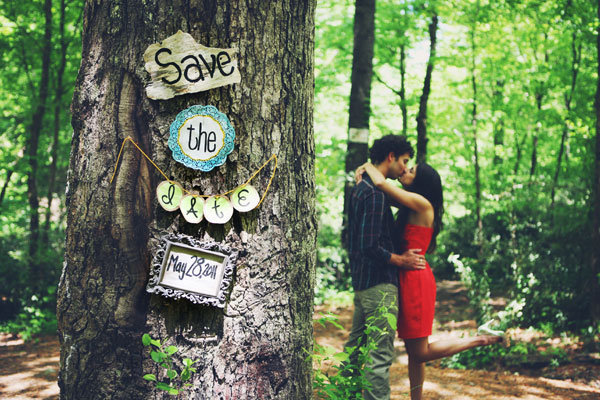 tree Save the Date Ideas