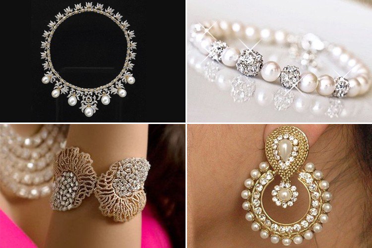 Light Weight Jewelry Designs For A Simple Bride