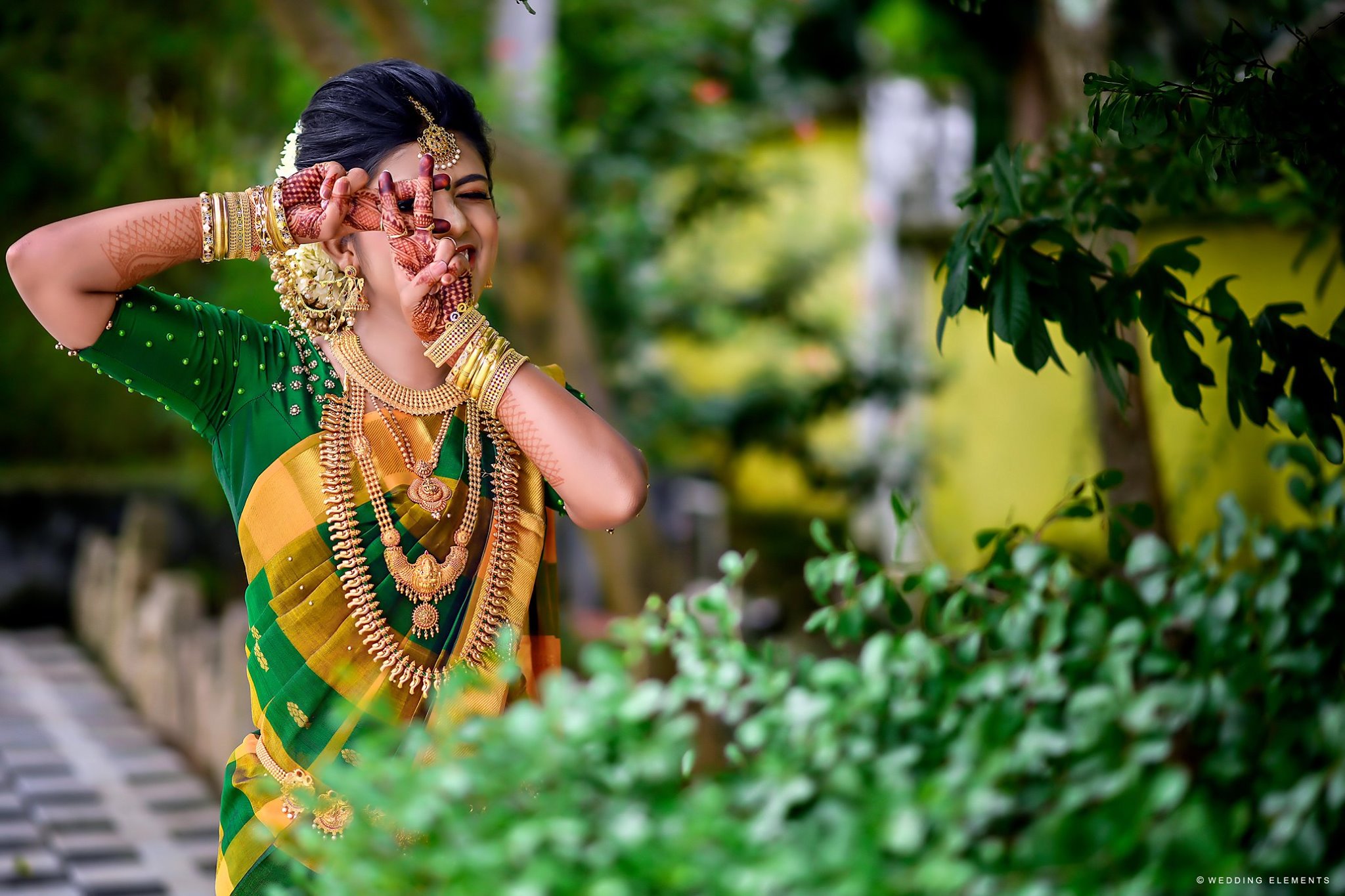 Kerala Wedding Elements Bride Photos