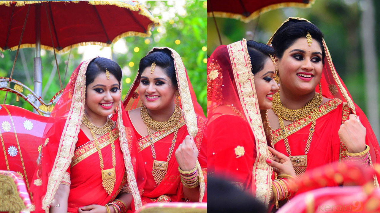 Dimple Rose Wedding Photos - Serial Actresses Meghna Vincent and Dimple Ros...